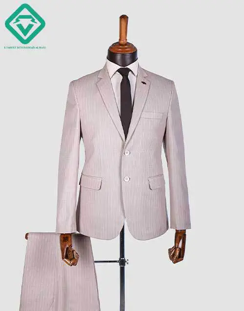 کت شلوار دیپلمات - کت شلوار راه راه - کت و شلوار دیپلمات راه ریز مطهری - کت شلوار مجلسی - کت شلوار کلاسیک