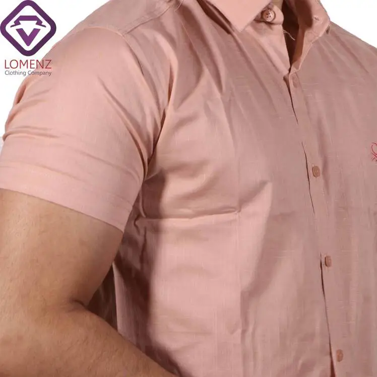 پیراهن آستین کوتاه LINEN کد 07