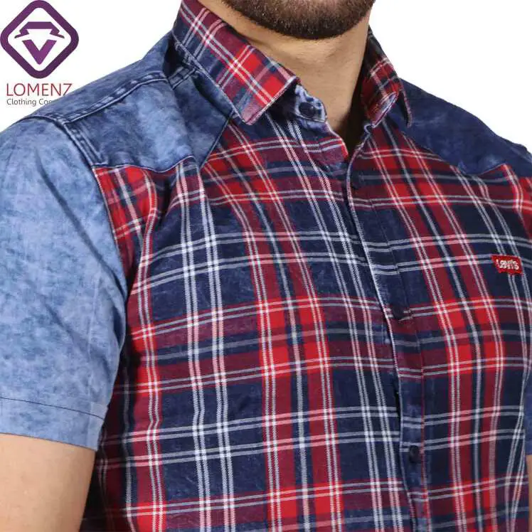 پیراهن آستین کوتاه جین ترکیبی LEVIS 