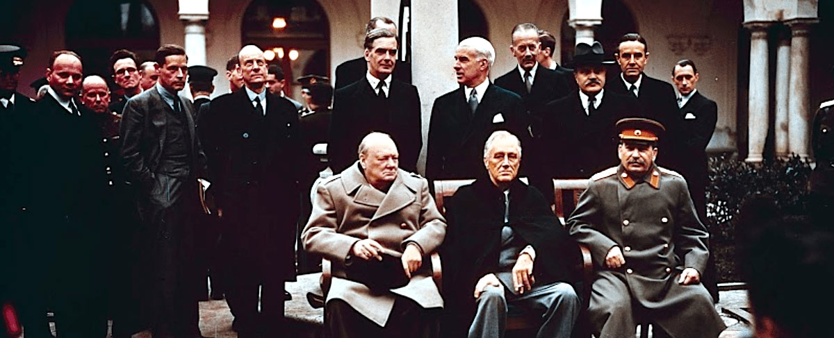 رهبران شوروی، آمریکا و انگلیس در جنگ جهانی