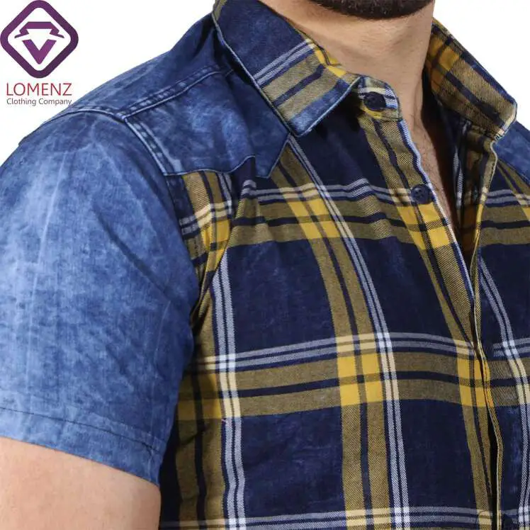 پیراهن آستین کوتاه جین ترکیبی LEVIS کد:1096-4